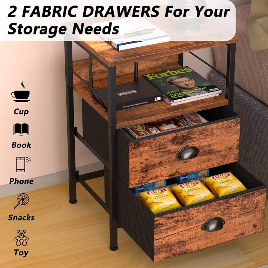 Amazon.com: Furologee 66” L Shaped Desk and Nightstand